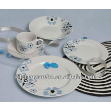 hot sale custom logo ceramic plates dishes with beautiful printing